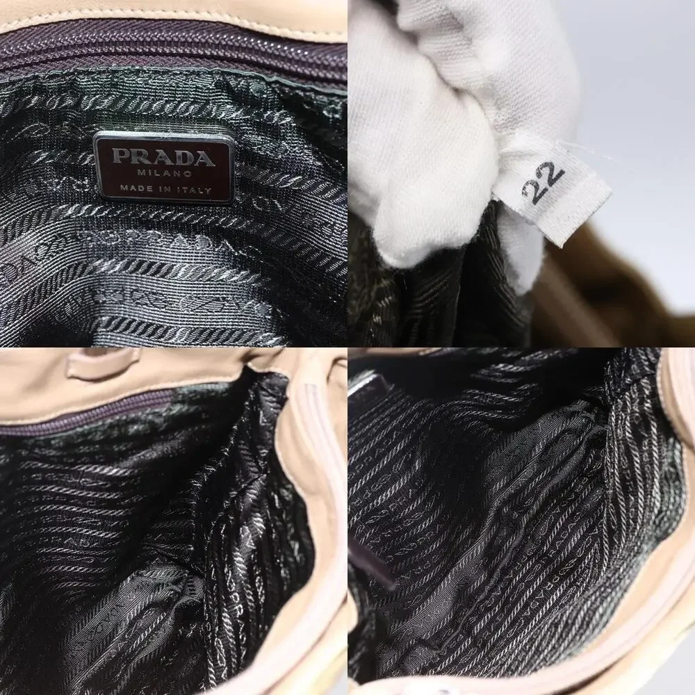 Prada Nylon Tote Bag Beige